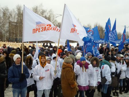 Митинг «Единой России» в Ижевске посетила воткинская молодежь