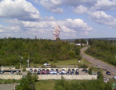 Фото: взрыв прогремел в пригороде Ижевска