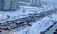 Автомобили в Москве застряли в снегу