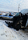 Водитель маршрутки пострадал при столкновении с грузовиком в Ижевске