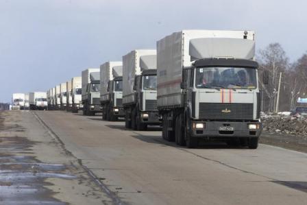 Грузовики с гуманитарной помощью отправились из  Ижевска в Краснодарский край