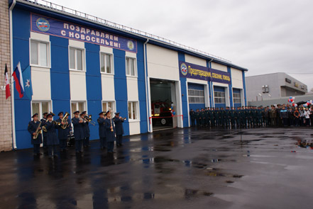 Новая пожарная часть открылась в Ижевске