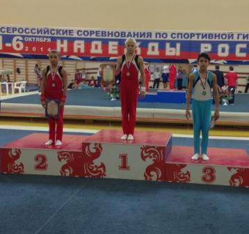 Воткинские гимнасты стали призерами Первенства России