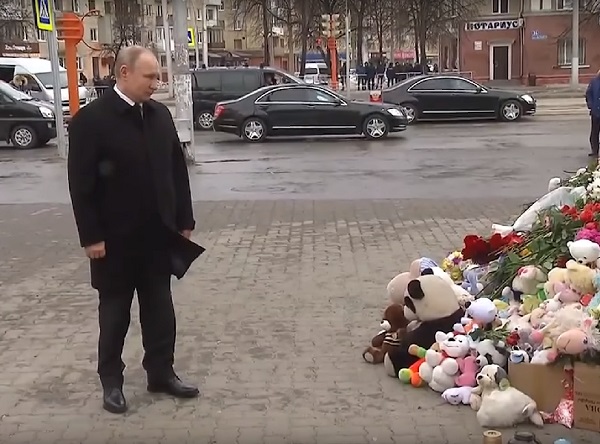 Владимир Путин объявил 28 марта общенациональным днем траура в связи с трагедией в Кемерово