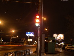 Светофор на улице Карла Маркса в Ижевске стал вечнозеленым