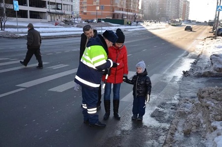 В Ижевске проходит мероприятие ГИБДД «Пешеход на переход»