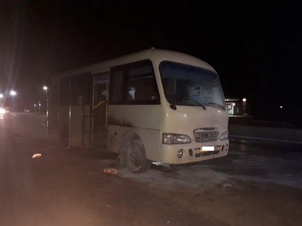 Рейсовый автобус загорелся на трассе «Ижевск-Можга»