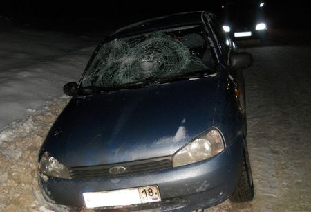 Пьяный водитель сбил пешехода в Удмуртии