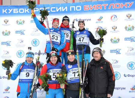 Иван Черезов стал пятым в биатлонном спринте на этапе Кубка России