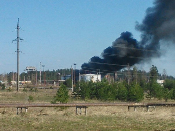 МЧС обнародовало подробности пожара на нефтяном резервуаре Гремихинского месторождения