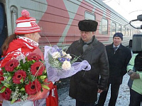 Олимпийская чемпионка Ульяна Кайшева с триумфом вернулась в родную Можгу