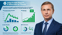 Госдолг Удмуртии сократился на 8 млрд рублей