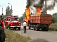 Открытым пламенем горел КамАЗ-44108 в Удмуртии