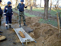 Возле села Гольяны подорвали снаряд