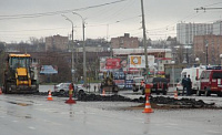 Движение в Ижевске парализовано из-за прорыва газопровода