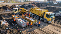 С незаконной свалки в Воткинском районе вывезли 522 тонны мусора