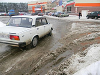 Перед новогодним ажиотажем  ижевский магазин терпит убытки из-за потопа