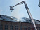 Фоторепортаж: крыша спортзала медакадемии в Ижевске выгорела полностью