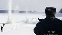 Ледовые заторы взорвали в Удмуртии