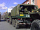 Центр Москвы заполонили грузовики с военными