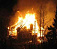 В Балезино загорелся двухквартирный дом