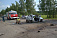 Две иномароки и автобус столкнулись на автодороге Сарапул-Ижевск