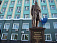 Видео: памятник Ломоносову в Ижевске открыли с заминкой