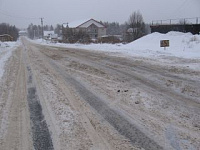 В Удмуртии закрыли опасную дорогу до поселка Хохряки