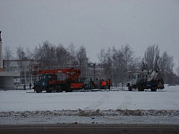 Установка главной елки началась в Ижевске