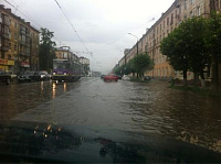 За сутки в Ижевске выпало больше месячной нормы осадков