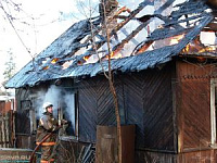 В Удмуртии хозяева, натопив печь, спалили дом