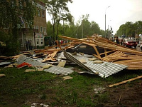 Во время грозы в Ижевске несколько человек получили черепно-мозговые травмы