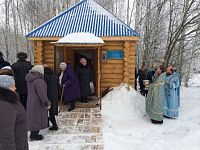 Часовню в честь Покрова Божьей матери осветили в Завьяловском районе