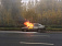 На Воткинском шоссе в Ижевске сегодня утром сгорел автомобиль