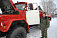 Удмуртским добровольцам подарили новый пожарный автомобиль
